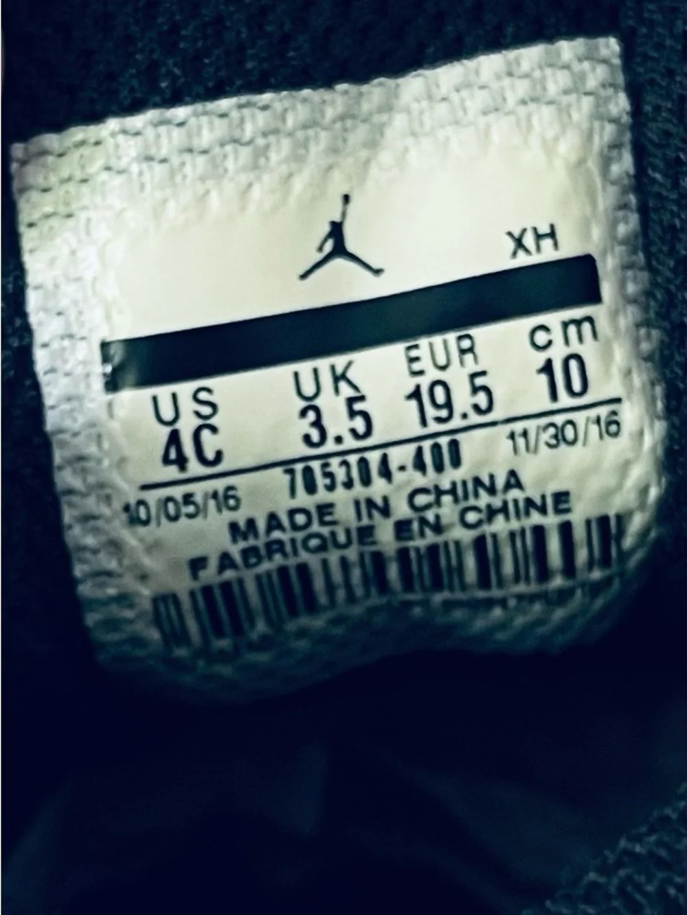 ✨Air Jordan 1 Retro High BT 'Soar', TD Size 4C✨